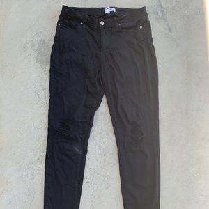 Paige Jeans Ripped Size 30 Black